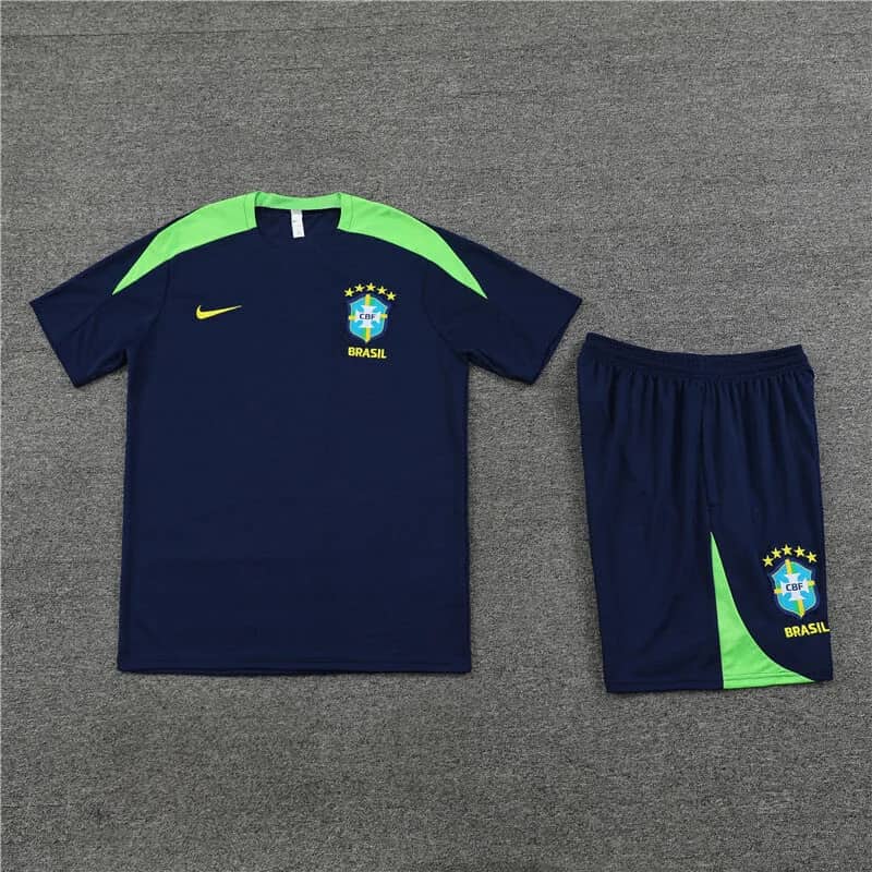 Ensemble Training Seleção – Navy & Vert Fluo | Édition Été 2026 — Drip Seleção
