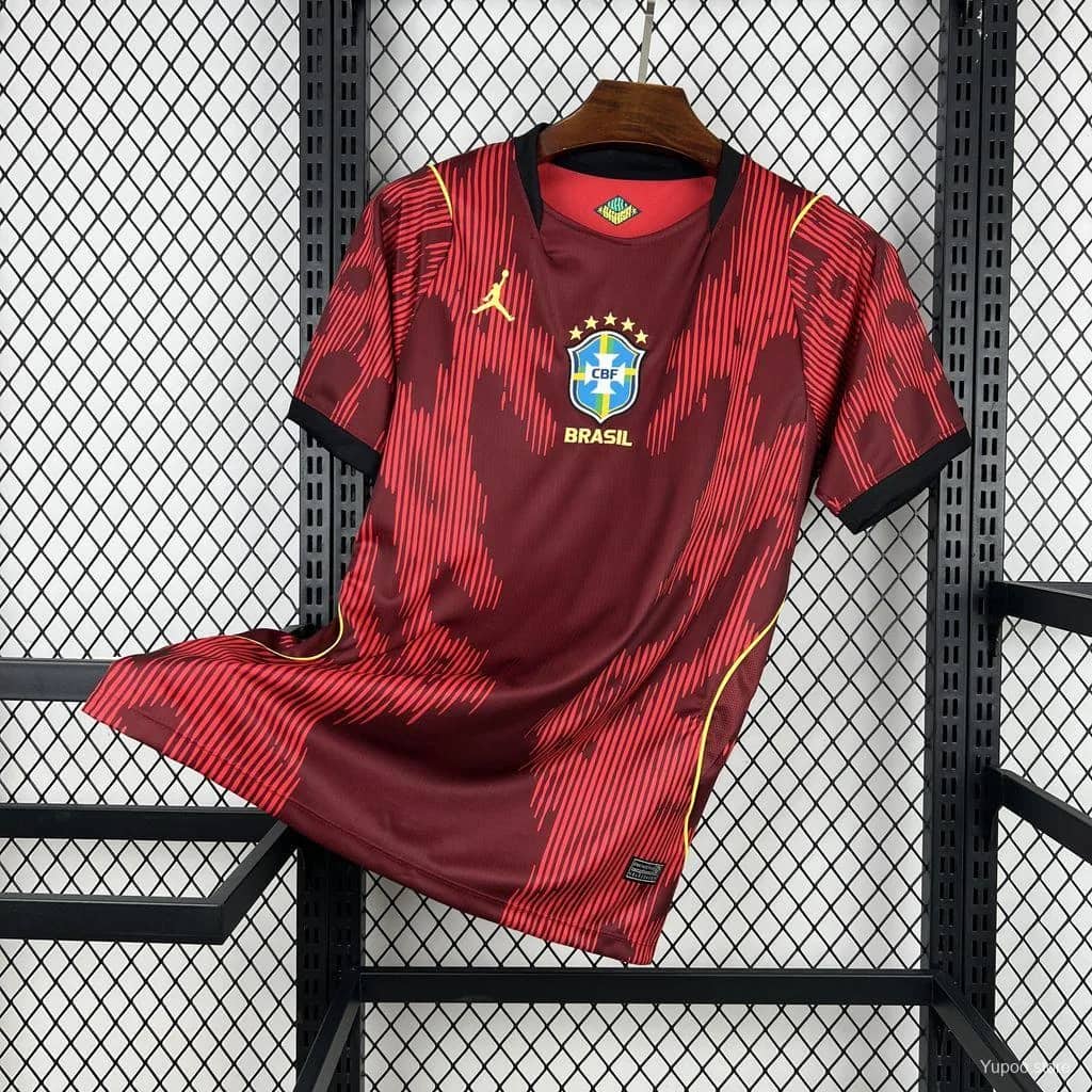Maillot Seleção – Édition Rouge Feu | Été 2026 — Drip Seleção