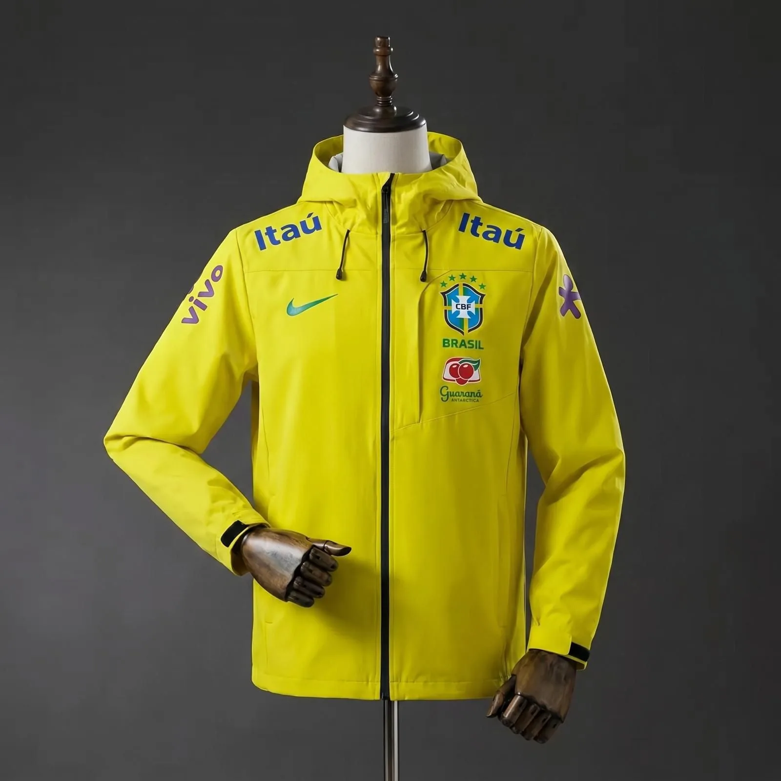 Veste Imperméable du Brésil - Jaune — Drip Seleção
